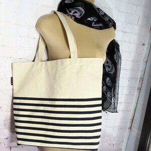 J.CREW CANVAS TOTE BEACH, SHOPPING, CARRY-ON NEW OUT OF PACK, SWEEEEEEET !